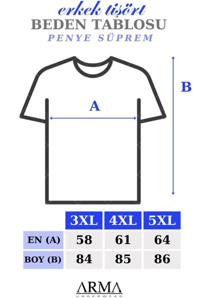 Erkek Büyük Beden Tişört V Yaka %100 Pamuk 2'li Ekonomik Paket Siyah - 4xl