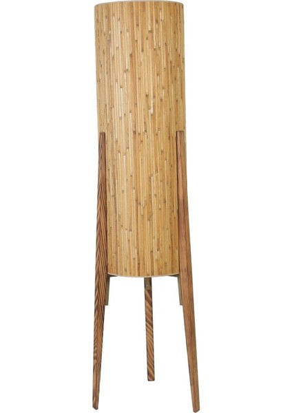 Navas Yanık Lambader Bambu 07 Abajurlu