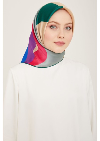 2024 Yaz Sezonu %100 Sura Ipek Eşarp 9148D 80