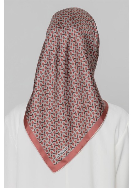 Nostalji Serisi %100 Twill Ipek Eşarp 8401D 37
