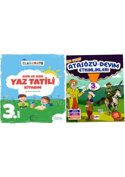 3. Sınıf Gün ve Gün Yaz Tatili Kitabım ve Atasözü-Deyim Etkinlikleri