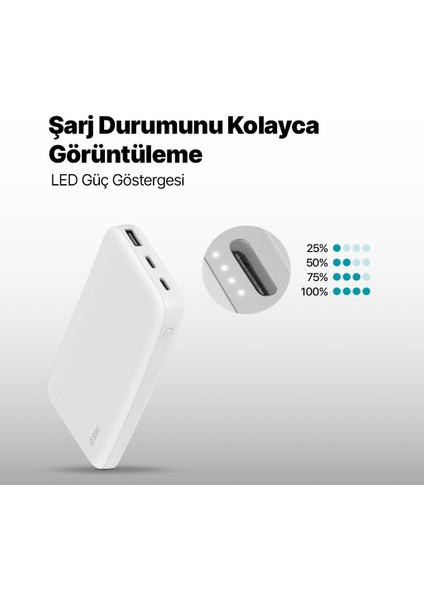 Chargeup 10.000MAH Taşınabilir Şarj Aleti Powerbank fiyatları