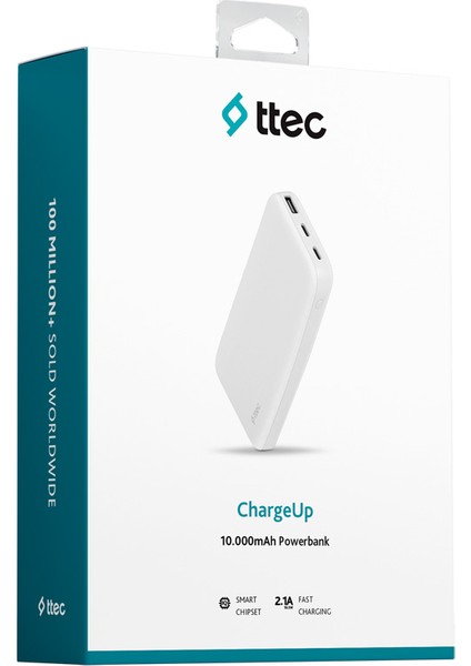 Chargeup 10.000MAH Taşınabilir Şarj Aleti Powerbank