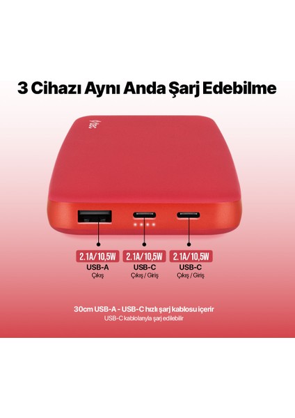 Chargeup 10.000MAH Taşınabilir Şarj Aleti Powerbank