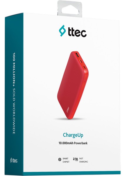 Chargeup 10.000MAH Taşınabilir Şarj Aleti Powerbank