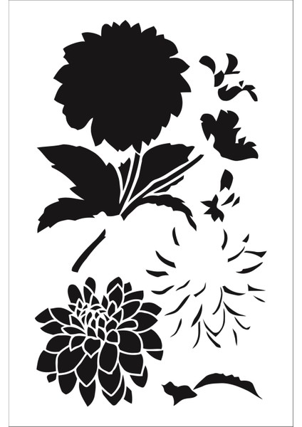 Stencil Sarayi Boyama Şablon 3 Boyutlu - 1516