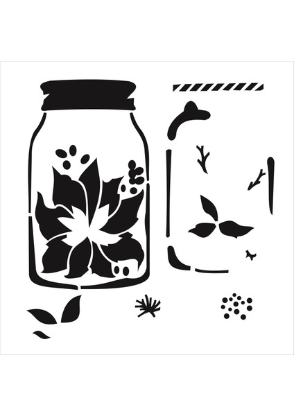 Stencil Sarayi Boyama Şablon 3 Boyutlu - 1528