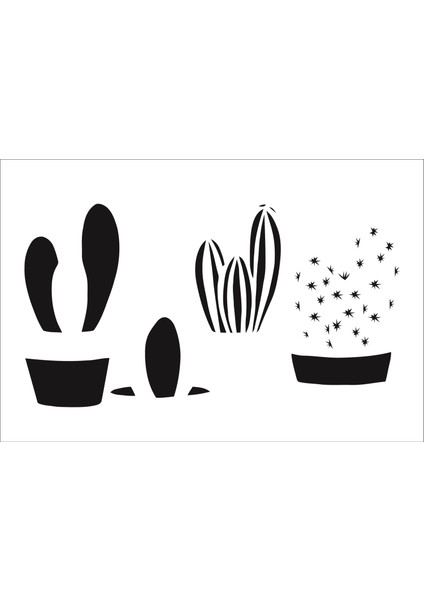 Stencil Sarayi Boyama Şablon 3 Boyutlu - 1519