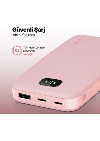 Chargeup LCD 10.000MAH Taşınabilir Şarj Aleti Powerbank