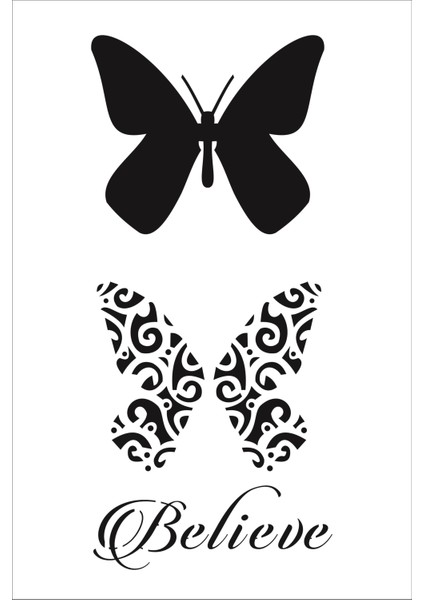 Stencil Sarayi Boyama Şablon 3 Boyutlu - 4544