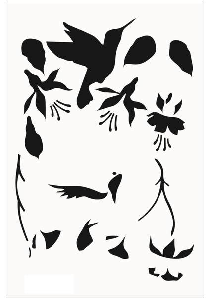 Stencil Sarayi Boyama Şablon 3 Boyutlu - 8089