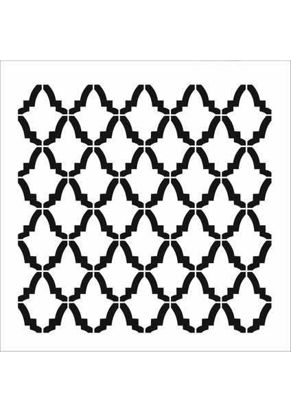 Stencil Sarayi Boyama Şablon Zemin Deseni - 5053