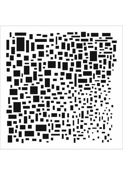 Stencil Sarayi Boyama Şablon Zemin Deseni - 8586