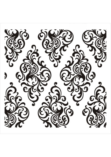 Stencil Sarayi Boyama Şablon Zemin Deseni - 8686