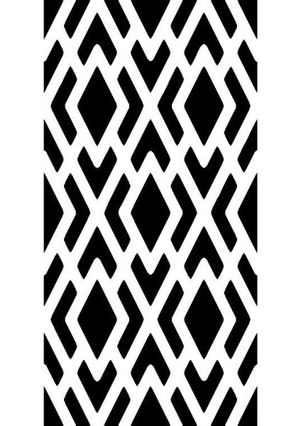 Stencil Sarayi Boyama Şablon Zemin Deseni - 4160