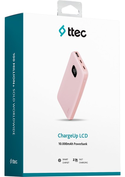 Chargeup LCD 10.000MAH Taşınabilir Şarj Aleti Powerbank