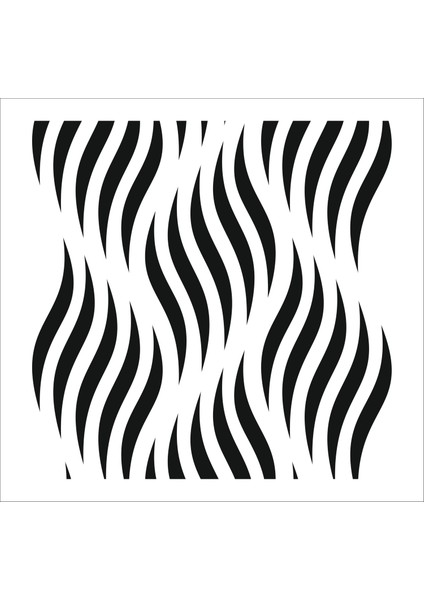 Stencil Sarayi Boyama Şablon Zemin Deseni - 4310