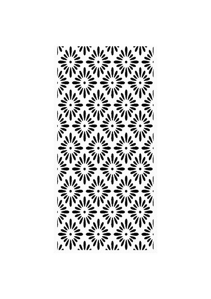 Stencil Sarayi Boyama Şablon Zemin Deseni - 4302