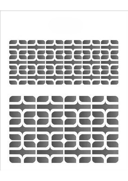 Stencil Sarayi Boyama Şablon Zemin Deseni - 4328