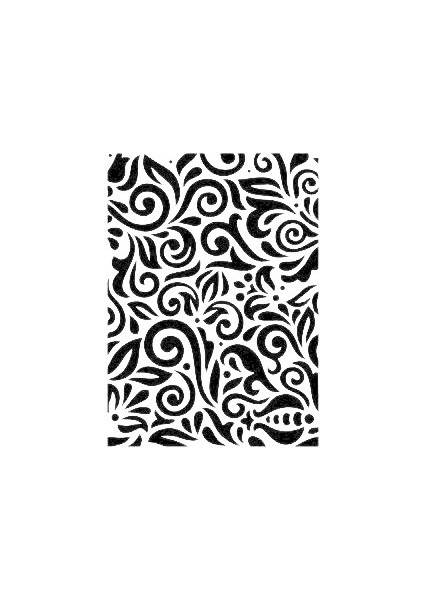 Stencil Sarayi Boyama Şablon Zemin Deseni - 4535