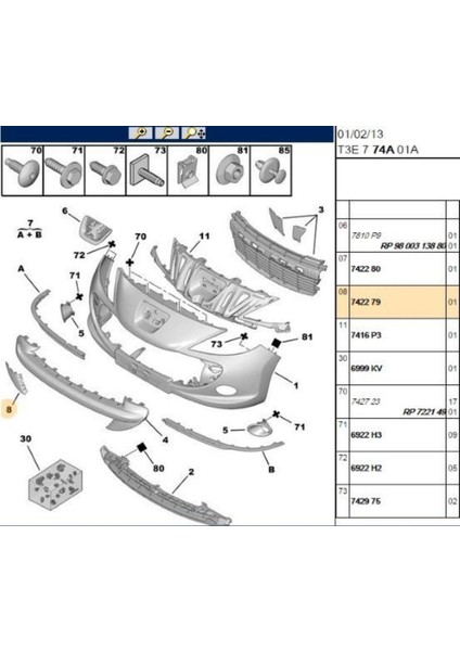 Çeki Demir Kapak 206- (MGA941740-742279) fiyatları