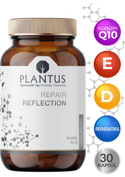 Repair Reflection - Vitamin E, Vitamin D, Koenzim Q10, Resveratrol 30 Kapsül- Cilt Sağlığına Destek