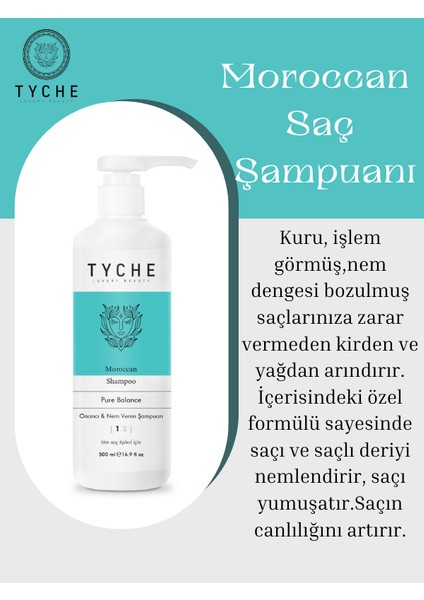 Luxury Beauty Onarıcı & Nem Veren Şampuan Moroccan Shampoo Pure Balance 500ml modelleri