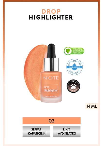 Drop Highlighter 03 Candlelight Likit Aydınlatıcı