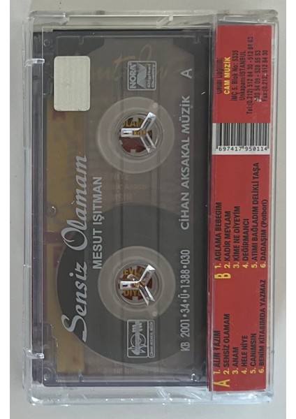 Mesut Işıtman Sensiz Olamam Kaset (Orjnal Dönem Baskı Kaset)