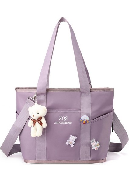 Bebek Bakım Çantası - Mor (Yurt Dışından)