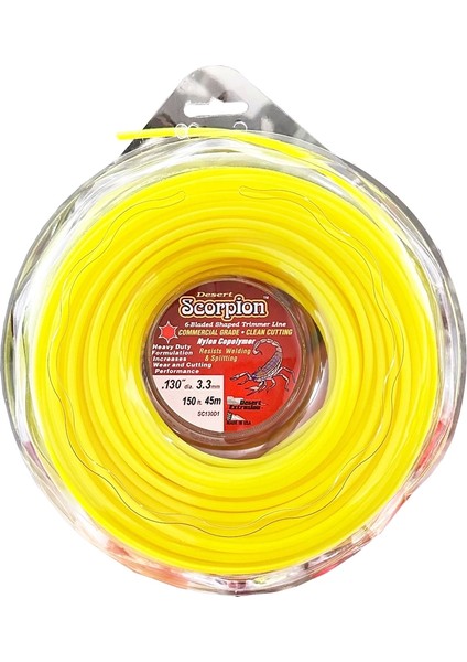 Scorpion Motorlu Tırpan Misinası 3.30MM 45M 6 Köşe