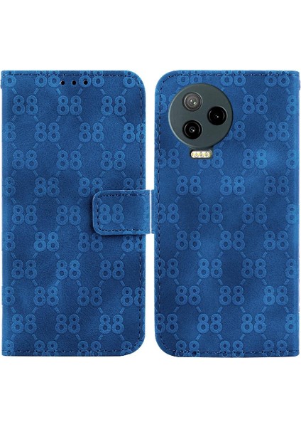 Infinix Not 12 Pro 4g Için Telefon Kılıfı Cüzdan Kapak Pu Deri Çift 8 (Yurt Dışından)