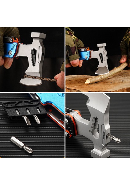 Outdoor Profesyonel Balta Çakı Çekiç Pense Kamp Piknik ve Doğa Çok Fonksiyonlu Alet Seti fiyatları