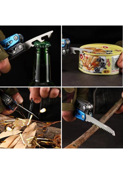 Outdoor Profesyonel Balta Çakı Çekiç Pense Kamp Piknik ve Doğa Çok Fonksiyonlu Alet Seti modelleri