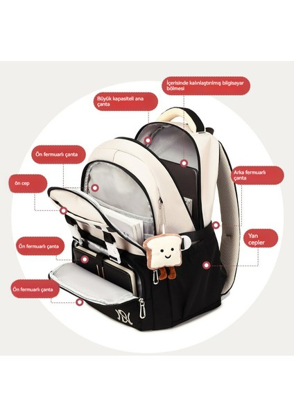 Ortaokul Okul Çantası/lise Öğrencisi Büyük Kapasiteli Sırt Çantası/üniversite Öğrencisi Sırt Çantası DL289 (Yurt Dışından) fiyatları