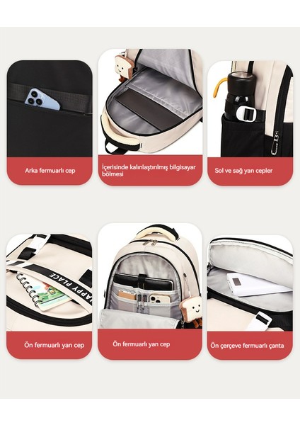 Ortaokul Okul Çantası/lise Öğrencisi Büyük Kapasiteli Sırt Çantası/üniversite Öğrencisi Sırt Çantası DL289 (Yurt Dışından) modelleri