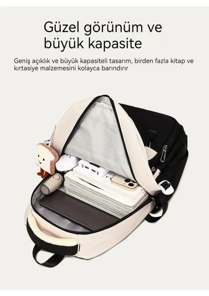 Ortaokul Okul Çantası/lise Öğrencisi Büyük Kapasiteli Sırt Çantası/üniversite Öğrencisi Sırt Çantası DL289 (Yurt Dışından) fırsatları