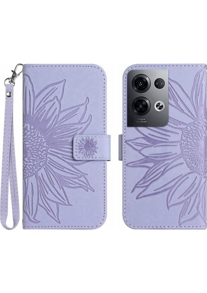 Kart Yuvaları Tutucu Kısa Kayış Flip Cüzdan Pu ile Oppo Oppo 8 Pro Için Kılıf (Yurt Dışından)