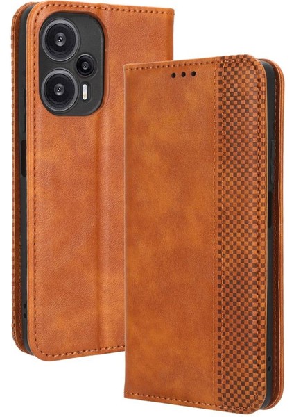 Xiaomi Poco F5 5g Cüzdan Manyetik Kapatma Pu Deri Kılıf (Yurt Dışından)