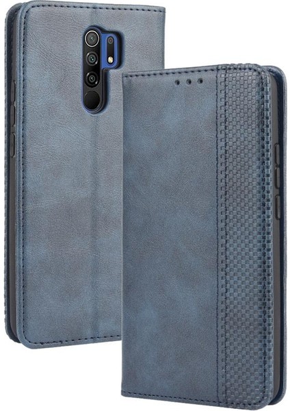 Xiaomi Redmi 9 Cüzdan Manyetik Kapatma Pu Deri Kılıf (Yurt Dışından)