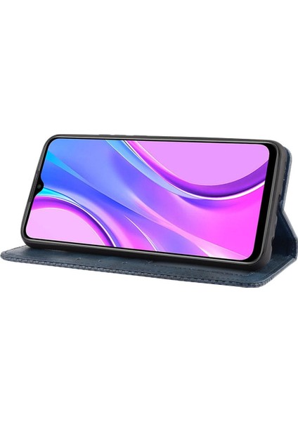 Xiaomi Redmi 9 Cüzdan Manyetik Kapatma Pu Deri Kılıf (Yurt Dışından)