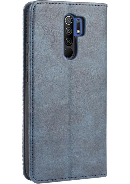 Xiaomi Redmi 9 Cüzdan Manyetik Kapatma Pu Deri Kılıf (Yurt Dışından)