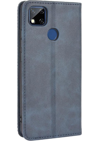 Xiaomi Redmi 10A Manyetik Kapatma Cüzdan Pu Deri Kılıf (Yurt Dışından)