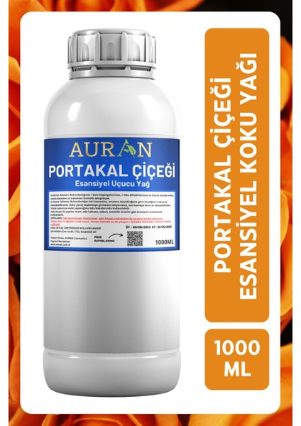 Portakal Çiçeği Uçucu Esansiyel Yağ Oda Kokusu 1 lt