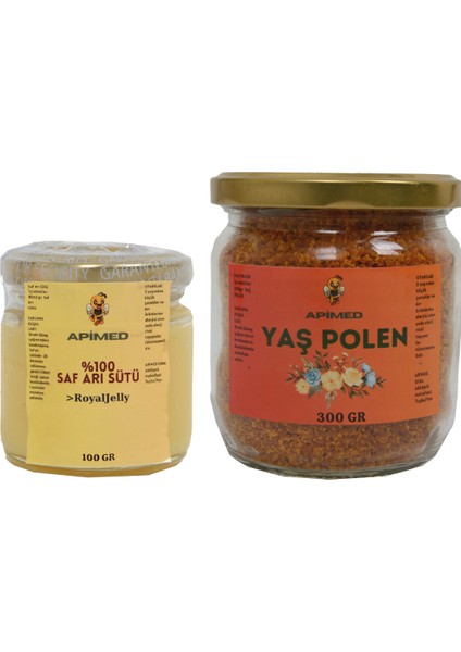 Arı SÜTÜ(100gr) ve Yaş POLEN(300gr)