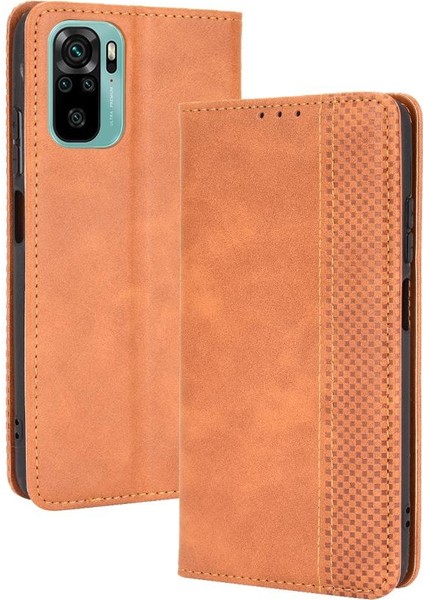 Xiaomi Redmi Not 10 4g Pu Deri Manyetik Kapatma Cüzdan (Yurt Dışından)