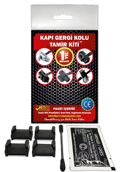 Toyota Rav4 Kapı Gergi Kolu (Limitör) Tamir Kiti (2 Kapı Set) 1994-2019