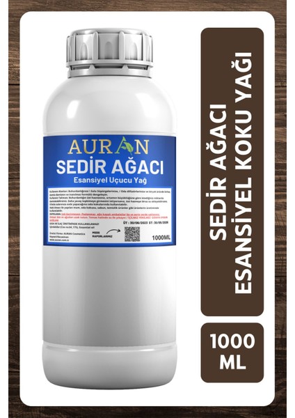 Sedir Ağacı Uçucu Esansiyel Yağ Oda Kokusu 1 lt