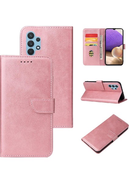 Samsung Galaxy A32 5g Kart Ekleme Deri Folio Flip Case ile (Yurt Dışından)