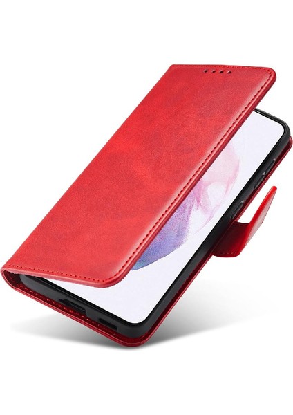 Samsung Galaxy A71 4g Manyetik Karbon Fiber Deri Folio Flip Case (Yurt Dışından)